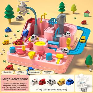WANJUTEGONGDUI | Intelligence Educational Track Vehicle Adventure Toy for 3-6 Year Old Boys