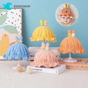 Denosim mềm Mũ ngư dân em bé dễ thương Cotton trẻ sơ sinh mũ Mũ tai bèo trẻ em có thể điều chỉnh
