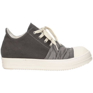 ROG RO 25ss Mens Casual Shoes Wrinkled Canvas Low Help Grayish Khaki Color Leisure Shoes Breathable System Wear Resistant