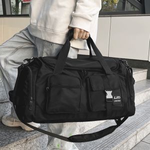 Short Trip Travel Bag Men Women Large Capacity Handheld Double Shoulder Fitness Sports Bag Luggage Bag Separate Wet And Dry