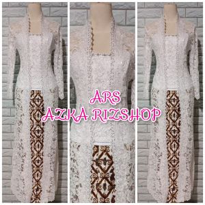 set kebaya akad nikah kebaya kutubaru kebaya brukat premium kebaya brukat kutubaru semata kaki kebaya modern