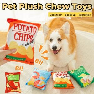 Plush Dog Sounding Toy: A Fun & Durable Interactive Squeaky Chew Toy