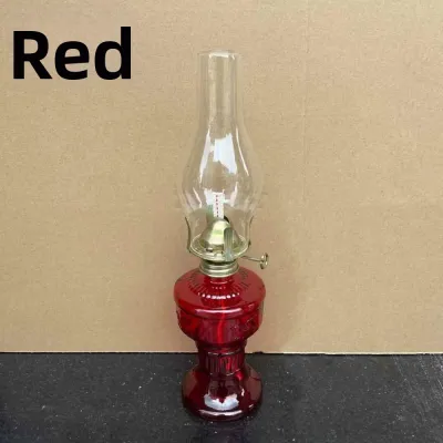 Retro Glass Kerosene Lamp Decor