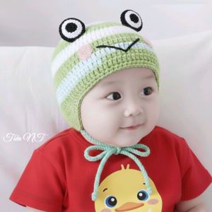nón mũ len cho bé nón len mùa đông cho bé gái và bé trai từ sơ sinh trở lên
