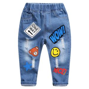 JIFANPAUL | Boys Spring Autumn New Loose Casual Denim Pants
