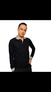 Paket 4pcs | Polo Shirt Lengan Panjang Kerah Abu | Seragaman dalam Gaya