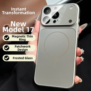 DAIMANG | Drop Protection Slim Glass Magnetic Matte Feel Heat Dissipation Phone Case
