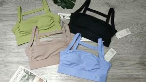 Áo bra nữ tập gym yoga aerobic thể thao kèm mút chất liệu thun lạnh BINSPORTS A247