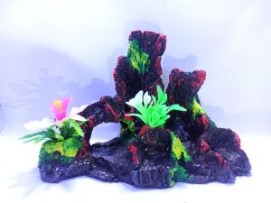 Hiasan Aquarium Bahan Resin/ Tebing Aquarium/ Ornament Aquarium/ Tebing Pohon