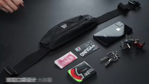 MENSPE Sports Waist Pack Bag Men’s Waist Belts Bag Cross Body Bag Chest Bag Adjustable Running Pouch Women Waterproof Crossbody Bag Money Phone Waist Fanny Pack Jogging Belt Fanny Pack for Workouts Sports Outdoor