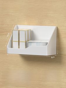Bathroom Cabinet Organizer Box Medicine Cosmetic Storage Rack Toiletary Washstand Skincare Product Slanted Mouth Sorting Box