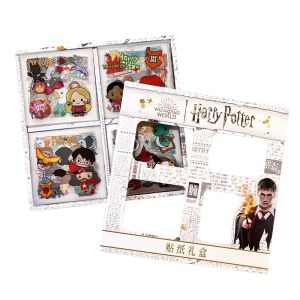 Bộ 60 Miếng Dán Trong Hộp Quà Tặng Harry Potter Có Thể Chống Thấm Nước Trong Suốt Bộ Trang Trí Sổ Tay Hợp Tác Thiết Kế Thương Hiệu DaMai