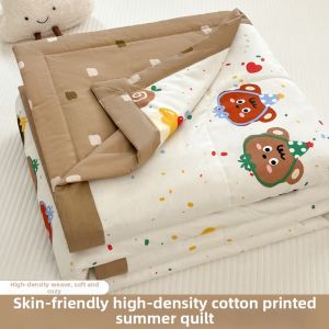 NAIYOUCHENG | Childrens Pure Cotton Light Summer Quilt
