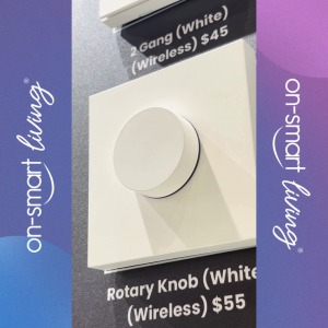 【GLOBAL】AQARA Smart Knob Switch H1 Wireless - Ecosystems Compatibility - 2 Years Warranty