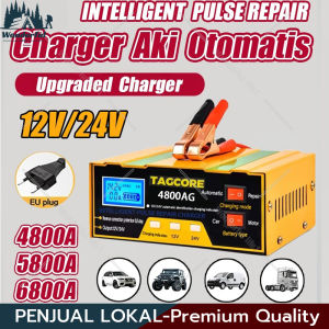 Charger Aki Mobil Motor/12V/24V 4800A/Charger Aki Otomatis/Smart Battery charger/Lead Acid Smart Battery Charger/Smart Intelligent Auto Repair Mobil Pengisi daya