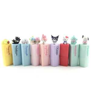 ✡Japan Sanrio Sanrio Cinnamon Dog melody kulomi cute shape fruit flavor lip balm moisturizing♢