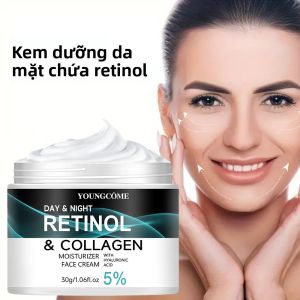 Kem Retinol Làm Trắng Da Mặt Và Nâng Cơ Dưỡng Ẩm Collagen Tăng Độ Đàn Hồi Làm Sáng Da Dành Cho Cả Nam Và Nữ Kiểm Soát Dầu Chăm Sóc Da