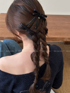 Korean Style Butterfly Knot BB Clip Womens 2025 New Forehead Bangs Side Part Versatile Hair Accessories Hairpins