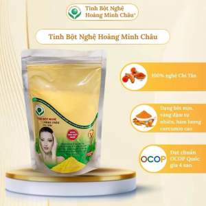Tinh bột nghệ Hoàng Minh Châu Hưng Yên Túi 300gr