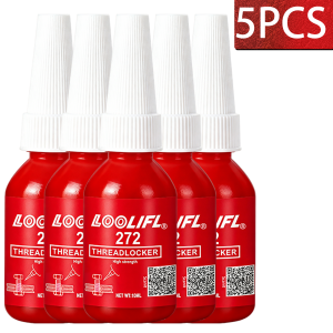 LOOLIFL | 243 Blue Medium Strength Threadlocker Screw Glue Thread Locking Agent Anaerobic Adhesive Corrosion-Resistant Anti-Loosening Glue