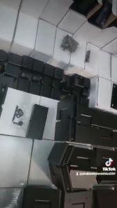 [HCM]bản lề 90 kính tường không vác inox -đen