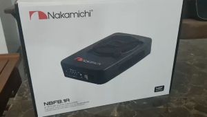 Bộ Loa SUB siêu trầm đặt gầm ghế xe ô tô thương hiệu Nhật Bản NAKAMICHI NBF8.1A - Bảo hành Chính Hãng 24 tháng (Quét mã vạch Chính Hãng)
