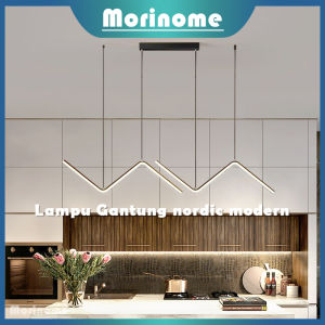 ✨Lampu Gantung Hias Ruang Makan & Chandelier Nordic LED Modern