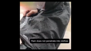 Motorcycle Raincoat Set Waterproof Thick Jacket Pants Reflective Riding Rain Suit Heavy Duty