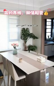 Taplak Meja Makan Kulit Trendy Design Modern Anti Air/Alas Meja Rumah Taplak Meja Resto Baru Trend Style/Taplak Meja Ruang Tamu Cafe