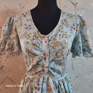 VIETNAM Maxi Dress / Floral / Large