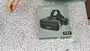 💖READY STOCK💖VR Headset 3D Glasses VR Virtual Reality Helmet Compatible with IOS and Android Phone