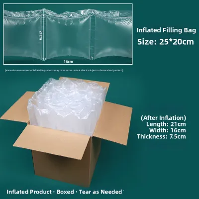 Inflatable Air Bubble Packaging Bag Shock Absorption Film Foam Cushioning Column Anti-vibration Filling Bag for Logistics Packaging