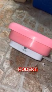Portable Folding Mini Washing Machine GREEN PINK Ozone Sterilization Ultrasonic Baby Clothes Underpants