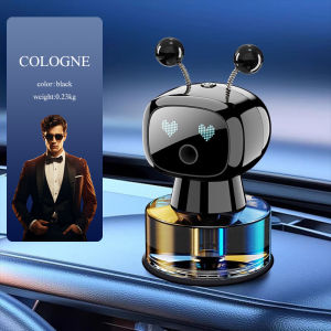 Car Air Freshener AI Smart Robot Rechargeable Fragrance Auto Diffuser Air Freshener Aromatherapy Perfume Universal Accessories