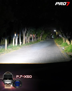 [FREE KAOS] PAKET HEMAT Lampu Biled Projector Headlamp Pro7 PRO 7 P7X50 P.7-X50 P7-X50 P.7X50 P7 X50 65 75W 3 inch 5700K LENGKAP