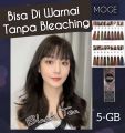 MOGE Profesional 5GB Black Tea permanen Tanpa Bleaching 6% 9% 12% 100ml oxydant ( campuran ) cat rambut 100gr 3° socolor Wonder WL ash abu majifasion hair colour. 