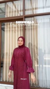 Rosaline Dress: Gaun Pesta Remaja Elegan & Busui Friendly