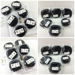 Cepol Rambut Donat Hitam Isi 6pcs Hairbun Hitam Elastis Besar Grosir