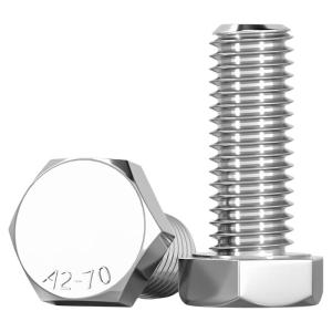 TIANZHUOJINSHU | Vít Thân Dài Đầu Lục Giác 304 Inox Xuyên Kim Loại