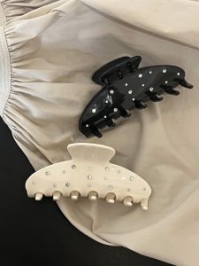 Shiny Water Diamond Hairpin Womens High-End Sensation Hair Accessories 2025 New Model Luxury Clip Stylish Hair Comb Shark Clamp