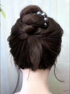 Phụ Kiện Tóc Nữ U-Shape 4 Răng Phong Cách Trung Hoa Cổ Điển Mới Thời Trang Ngọc Trai Cài Tóc Cao Cấp Phụ Kiện Tóc