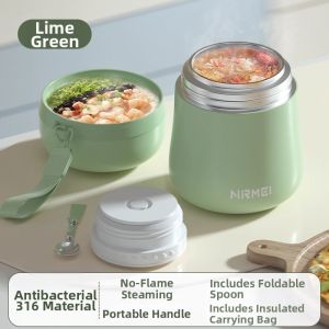 Stainless Steel Double Layer Insulated Lunch Box