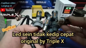 Lampu Sein LED BA15S T20 7440 No Hyperflash & Kipas Pendingin