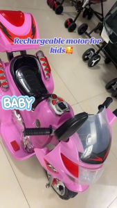 Kids electric Ride on toy Rechargeable Motor bicycle for kids with lights and sound