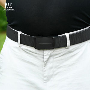 LouisWill เข็มขัดผู้ชายเข็มขัดแทคติคอลสำหรับกิจกรรมกลางแจ้งเข็มขัดปรับได้ฟรีสายรัดเอวไนลอนผ้าแคนวาสสำหรับกีฬาเยาวชนเข็มขัดกางเกงเรียบง่ายเข็มขัดไนลอนอย่างดีปรับได้ความแข็งแรงสูงเข็มขัดกลางแจ้ง