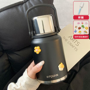 แก้วน้ำสแตนเลสความจุขนาดใหญ่แบบเรียบง่ายพร้อมกรองน้ำสำหรับผู้ชายและผู้หญิง แก้วน้ำสำหรับต้มชา แก้วน้ำรักษาความร้อน