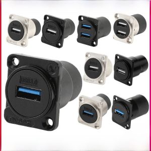 USB30 ความเร็วสูงข้อมูลโมดูลกล่องแผงด้านหน้าทางเข้าคู่แม่ที่นั่งเชื่อมฟรีการเชื่อมต่อโลหะผสมสังกะสีอุปกรณ์เสริมเสียง