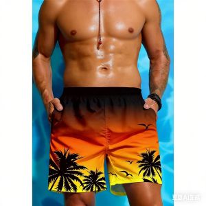 Hot Toys | Summer 2026 New Vacation Beach Fashion 3D Printed Mens and Womens Plus Size Outdoor Loose Breathable Fast Drying Sports Shorts