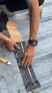 ทีเอ็นเท็ค 10ซม.X3ม. แผ่นปิดหลังคารั่ว แผ่นปิดรอยต่อ