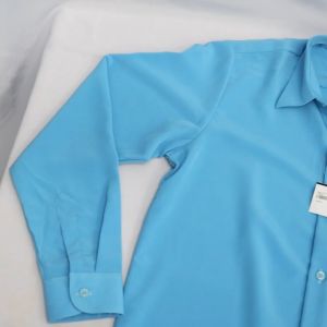 🔸FALCON PREFECT BLUE LONG SLEEVE ( HARD COLLAR ) / KEMEJA PENGAWAS LENGAN PANJANG BIRU COTTON / 322EX